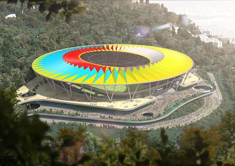 Rogers Stirk Harbour's stadium for Hugo Chavez Park, Caracas.