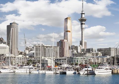 Woods Bagot and Peddle Thorp's design for 65 Federal Street, Auckland - Harbour view
