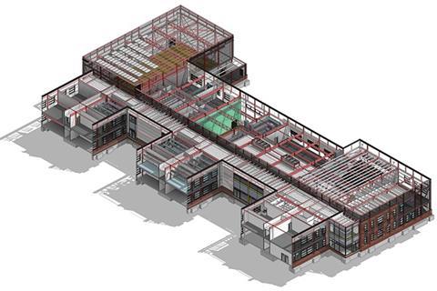 Coordinated REVIT model by Space Architects for Sir Robert McAlpine’s Priority Schools programme