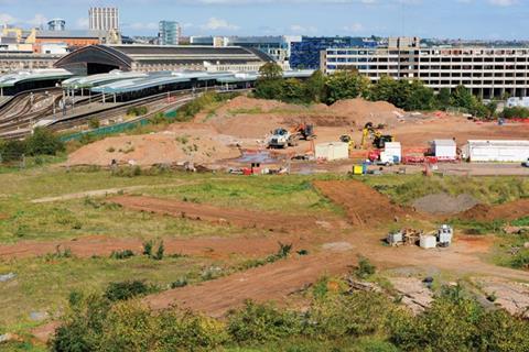 The site of Bristol Arena, due to open in 2018, which is being built by Bouygues