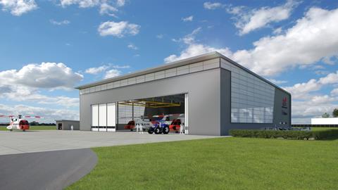 Helicopter hangar - Balfour Beatty