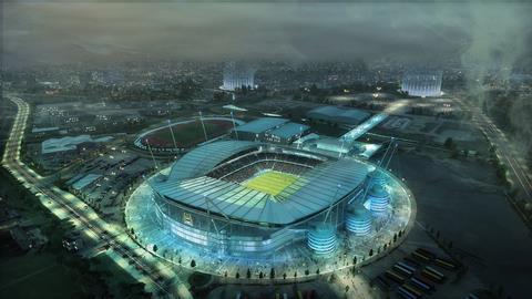 Manchester City Etihad stadium by Populous