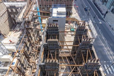 Norton Folgate wash house construction 2