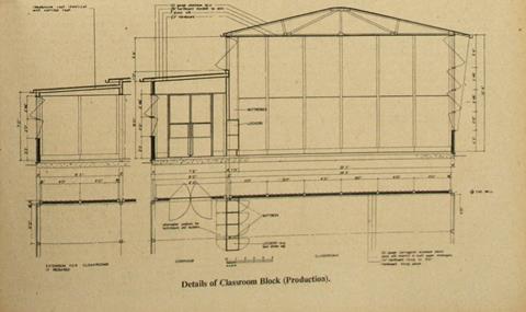 Details of classroom block featured in The Builder