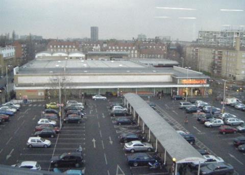 Sainsbury's Whitechapel, before the start of Crossrail works