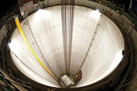 Tunnel boring machine at Lee Tunnel