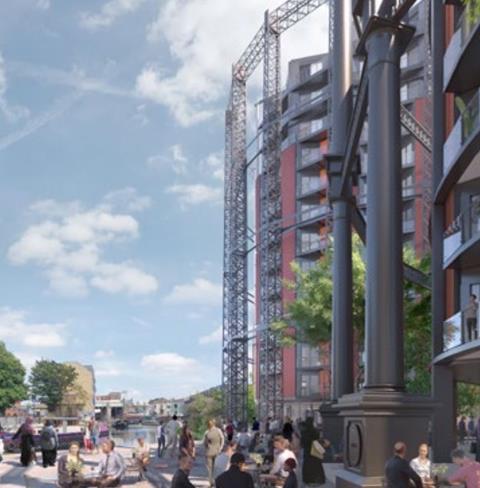 RSHP's Bethnal Green gasholder plans