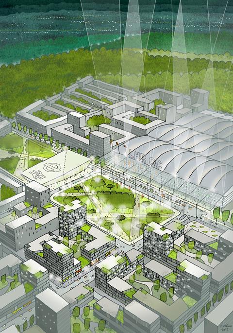 Maccreanor Lavington's Heathrow City proposal