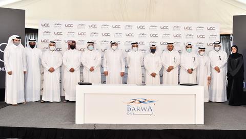 Group Photo - signing ceremony UCC and Barwa