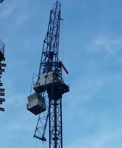 Crane collapse - Providence tower