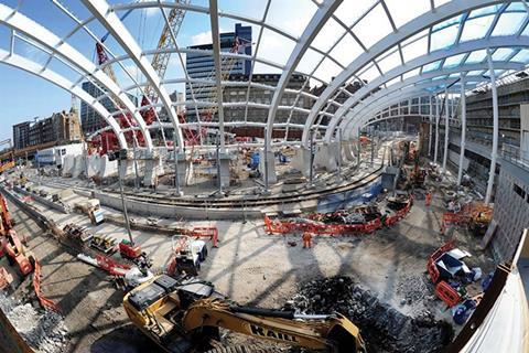 Manchester Victoria station was upgraded between 2013-2015