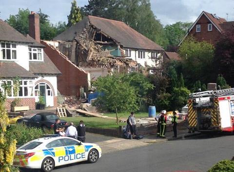 Collapsed House