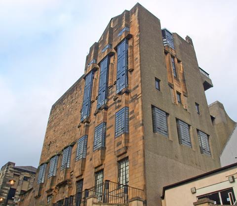 Mackintosh Building at Glasgow School of Art shutterstock_87458963