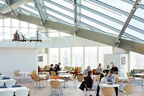 UBM’s 240 Blackfriars office in London, which achieved an ‘excellent’ BREEAM rating