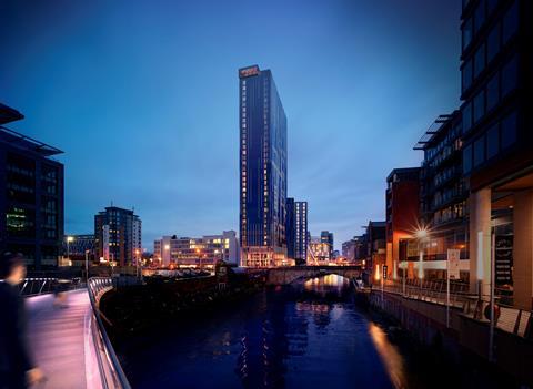 Manchester riverside flats CGI