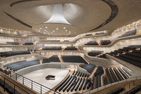 The principal auditorium can hold up to 2,100 people