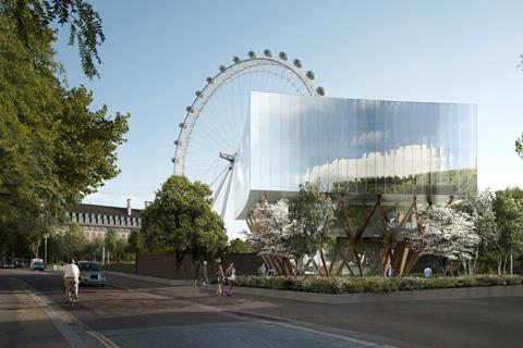 Marks Barfield south bank pavilion