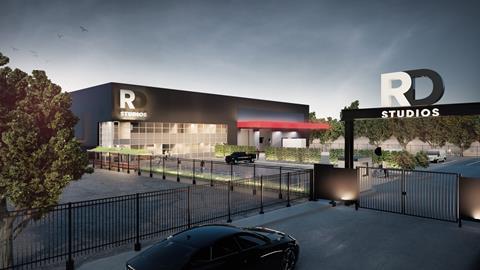 External render of RD Studios, opening April 2022. Courtesy RD