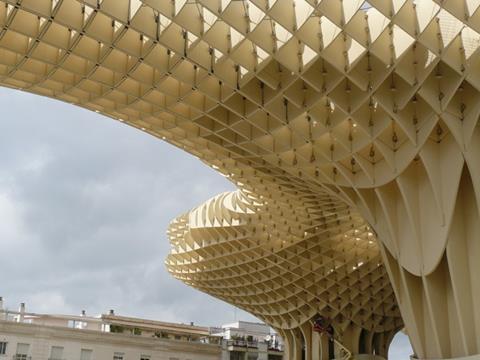 Metropol Parasol in Seville is an example of a modern timber design which shows how much can be achieved with Eurocode 5 compared to the previous standard, BS 5268