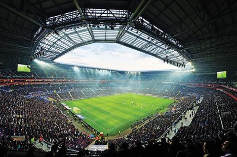 Stadium capacity can be reduced from almost 60,000 to 20,000 to accommodate multipurpose events