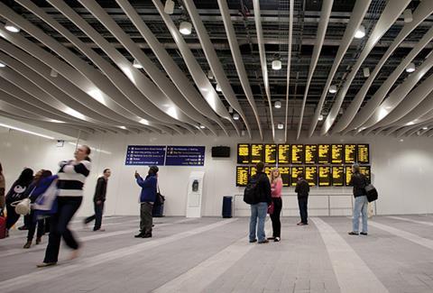 The revamped Birmingham New Street Station