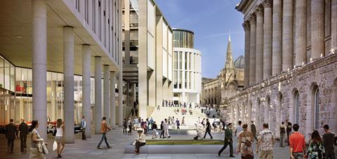 £450m scheme of 1.8 million ft2 of mixed-use space including offices, retail, leisure