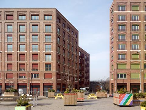Maccreanor Lavington (for Mitsui Fudosan UK, managed by Stanhope for Peabody), 1 & 2 MacFarlane Place