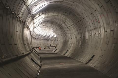 Crossrail tunnel