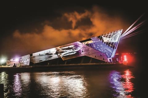 Hull art installation at The Deep
