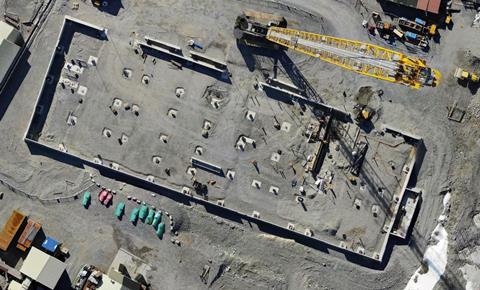NAAerial shot of Discovery Building Site. Credit Chris Lloyd. March 2021