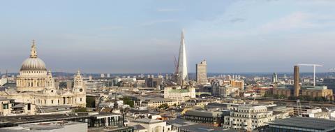 the shard london skyline