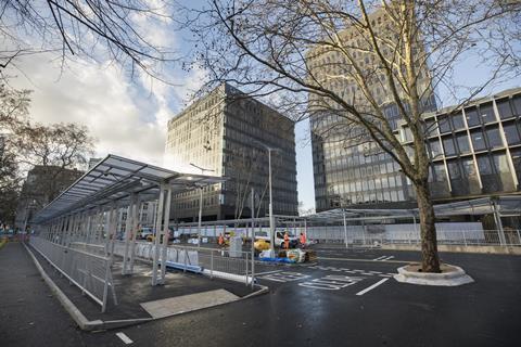 New taxi rank at Euston 14.01.19