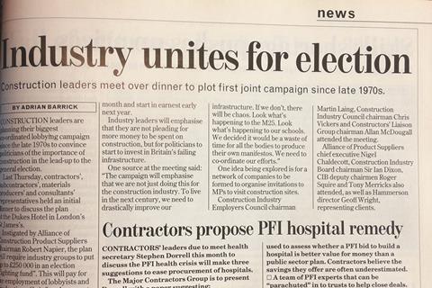 Industry unites for election