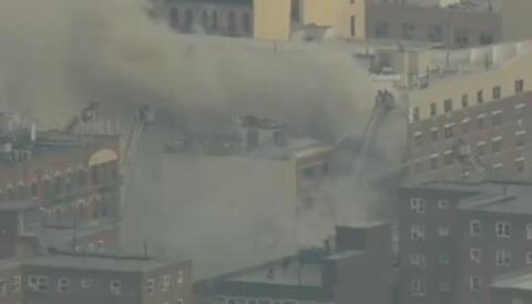 New York apartment building collapse