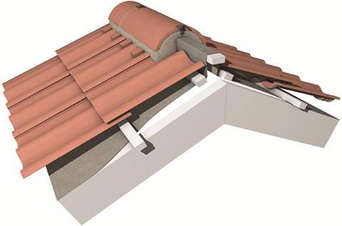 Perimeter roof cladding elements should be mechanically fixed with a minimum of two fixings. One can be a tile clip, adhesive or dry-verge capping system where appropriate