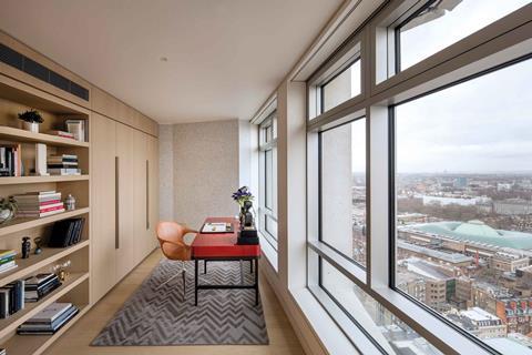 Centre point tower, living area, 3 bed apartment â© luke hayes