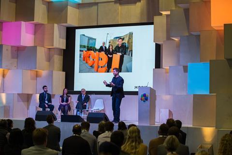 UKCW - George Clarke speaking at UKCW - 10 October 2017 (Credit UKCW)