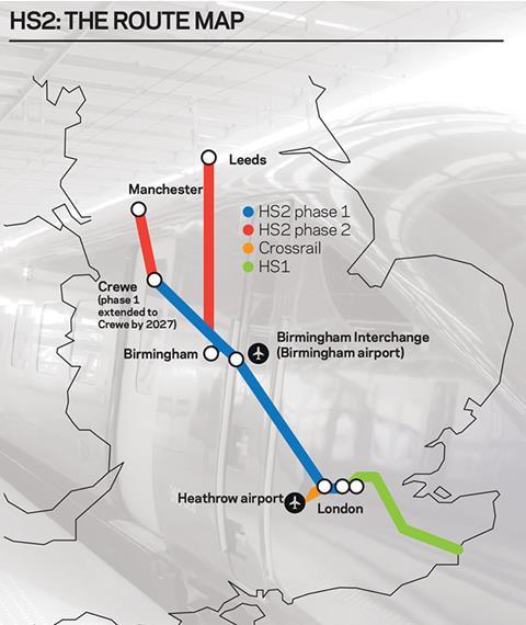 HS2 map