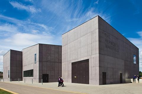 The Hepworth Gallery in Wakefield was built in 2012