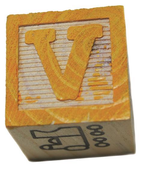 wooden dice V