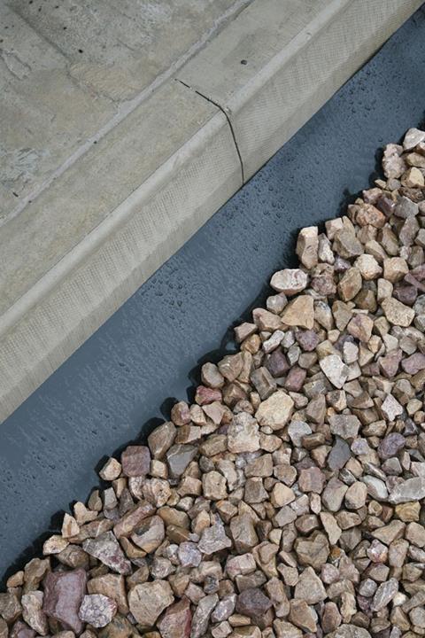Tarmac’s Ultisuds porous asphalt system allows water to permeate through the asphalt layers into a highly voided stone layer below