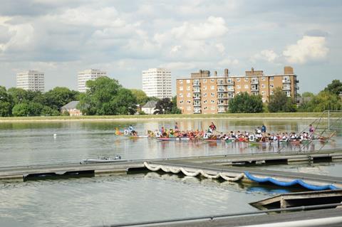 Construction dragon boat racing 2011