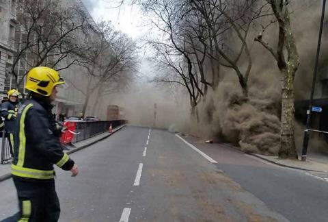 Holborn electrical fire