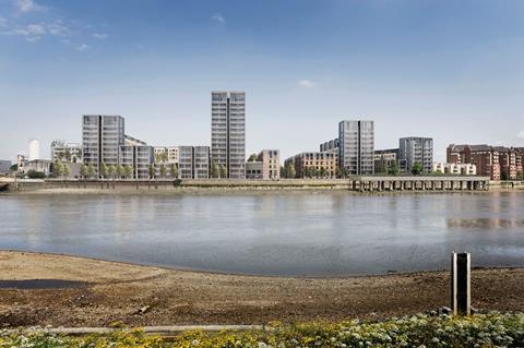 Lifschutz Davidson Sandilands design for Fulham Wharf