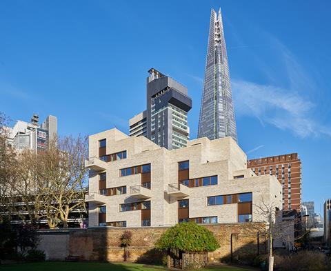 AHMM's Weston Street apartment complex in Bermondsey which was a 2018 RIBA National Award winner