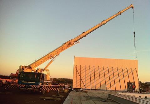 The first wall of Cambourne College, Cambridge is erected.