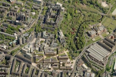 Glasgow Uni masterplan aerial