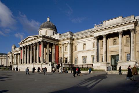 National Gallery from Trafalgar Square