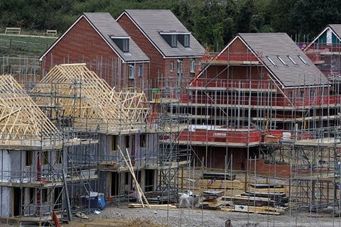 New homes being built at a garden village