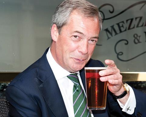 UKIP leader Nigel Farage